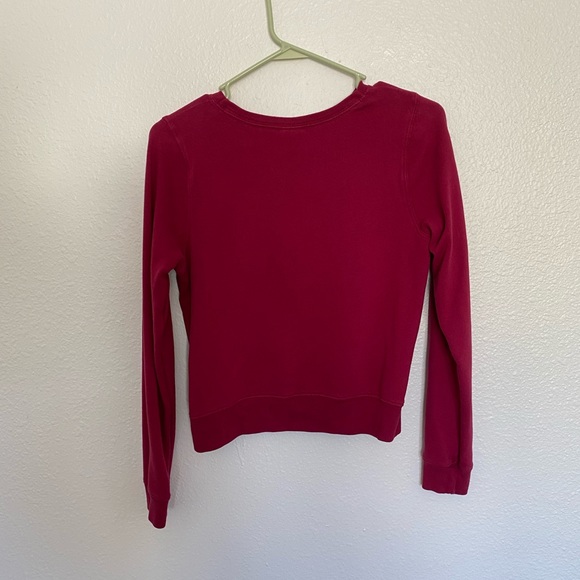 A&F Maroon FITCH Sweater - Picture 2 of 4